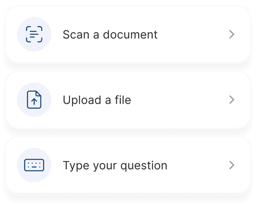 Upload question workflows
